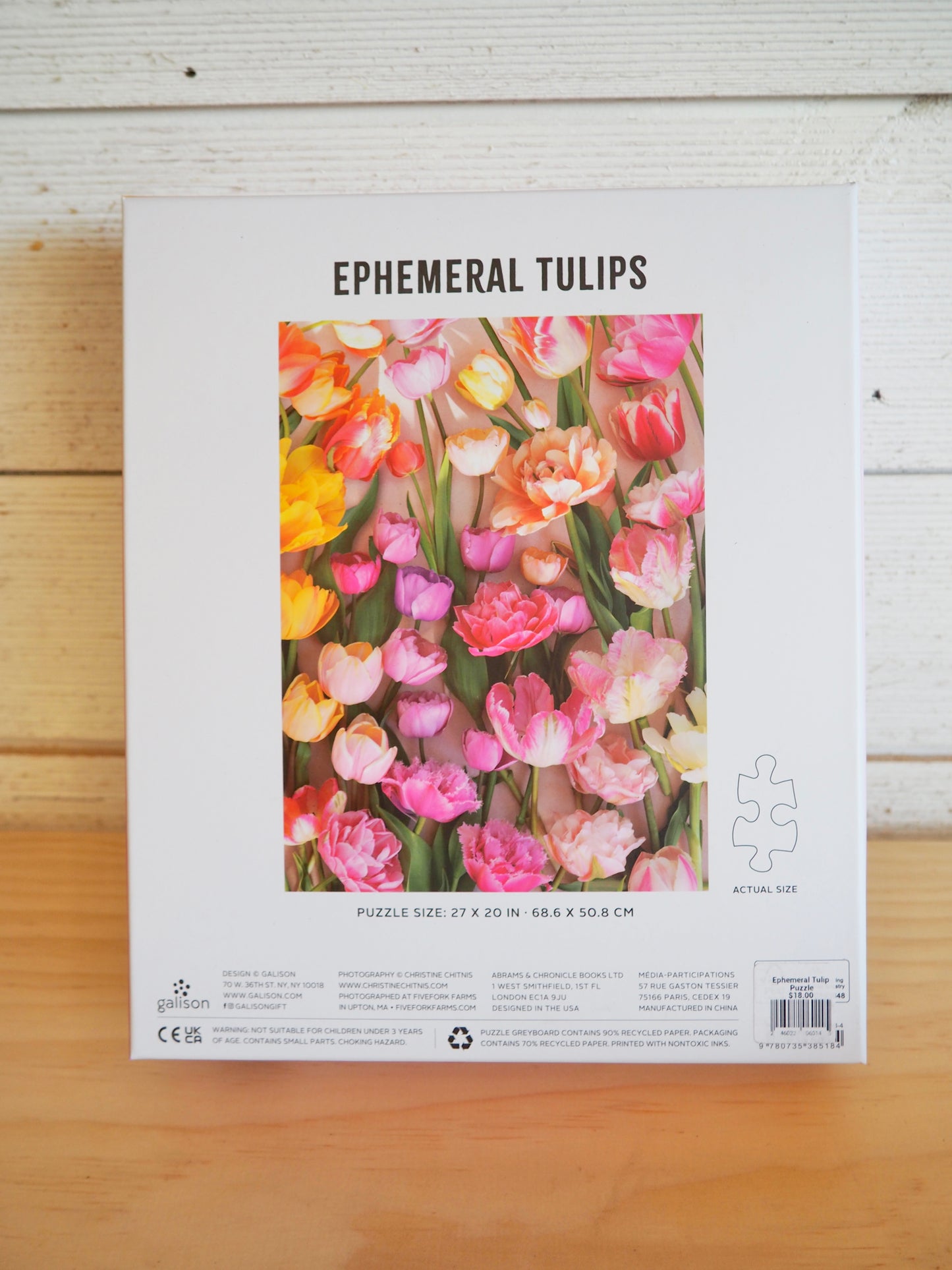 Ephemeral Tulips 1000 piece puzzle