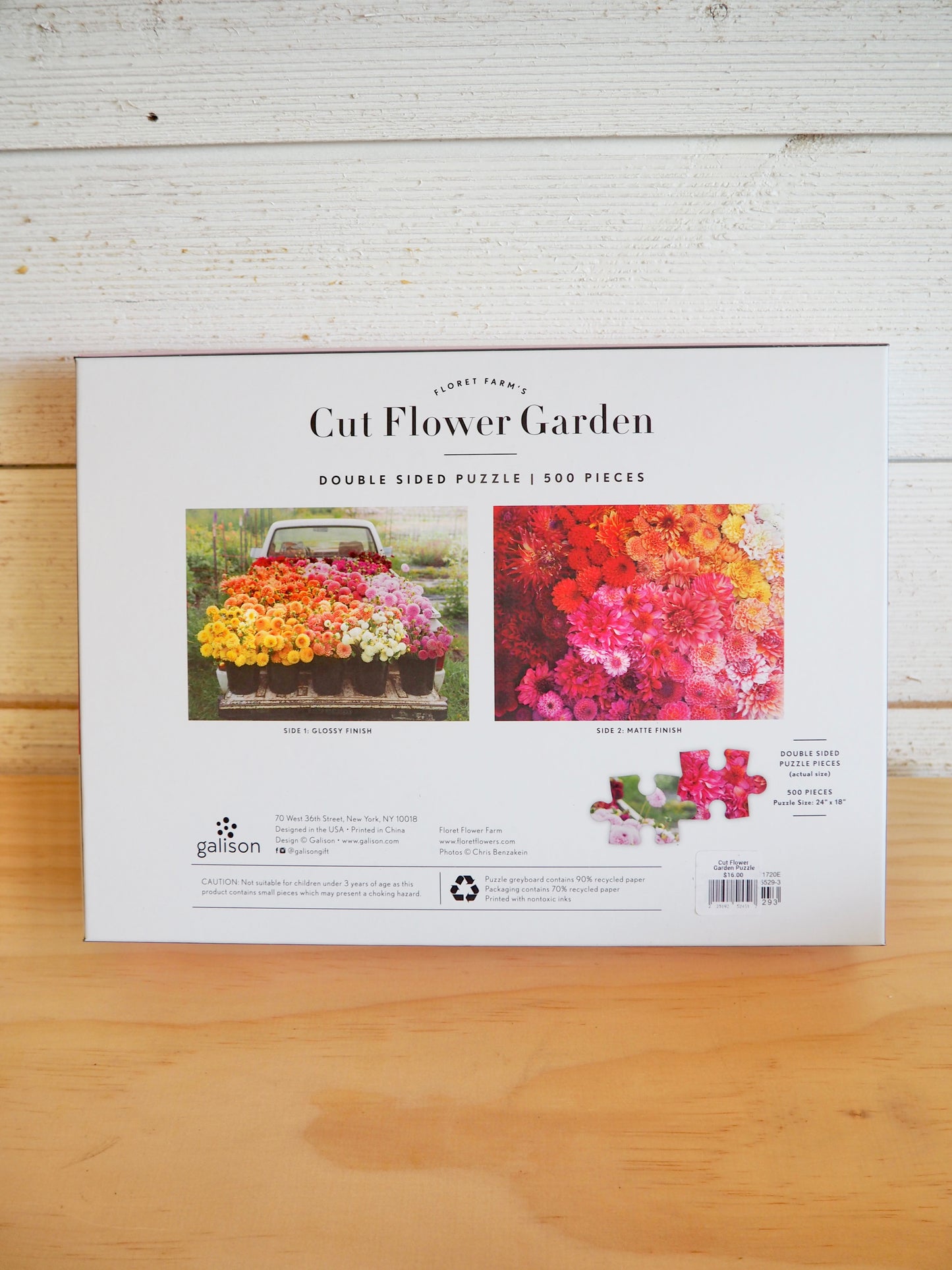 Floret Double Sided 500 piece puzzle