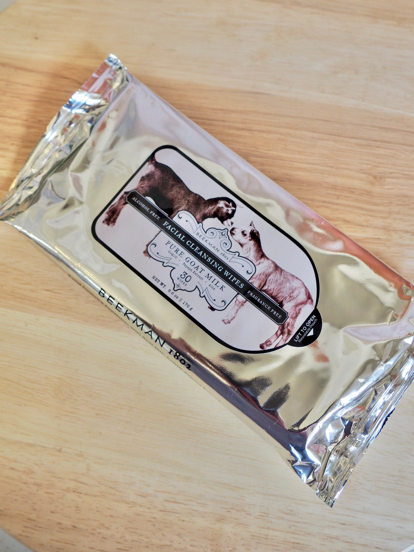 Beekman 1802 Fragrance Free Facial Cleansing Wipes