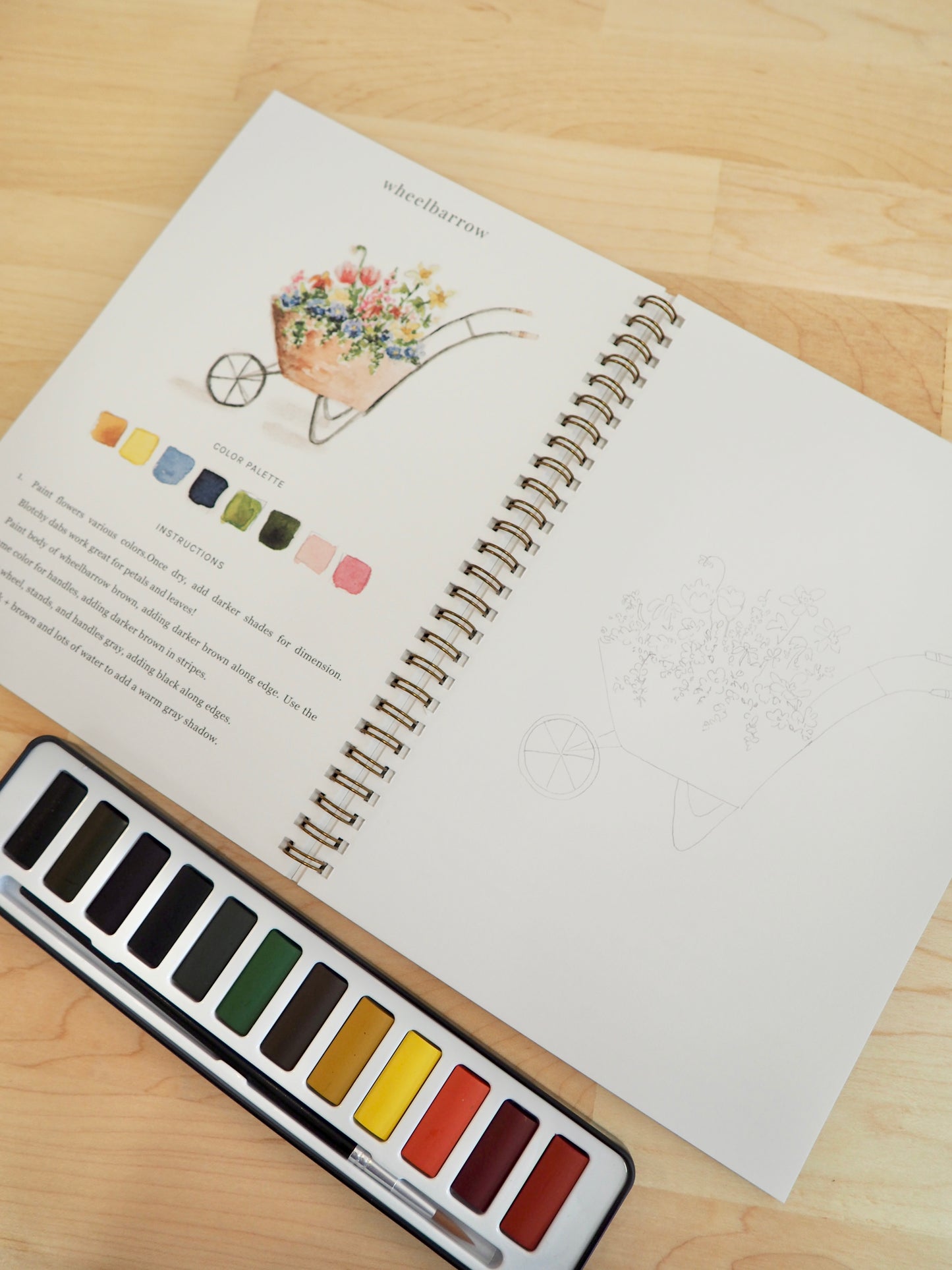Emily Lex Studio Watercolor Book - Garden