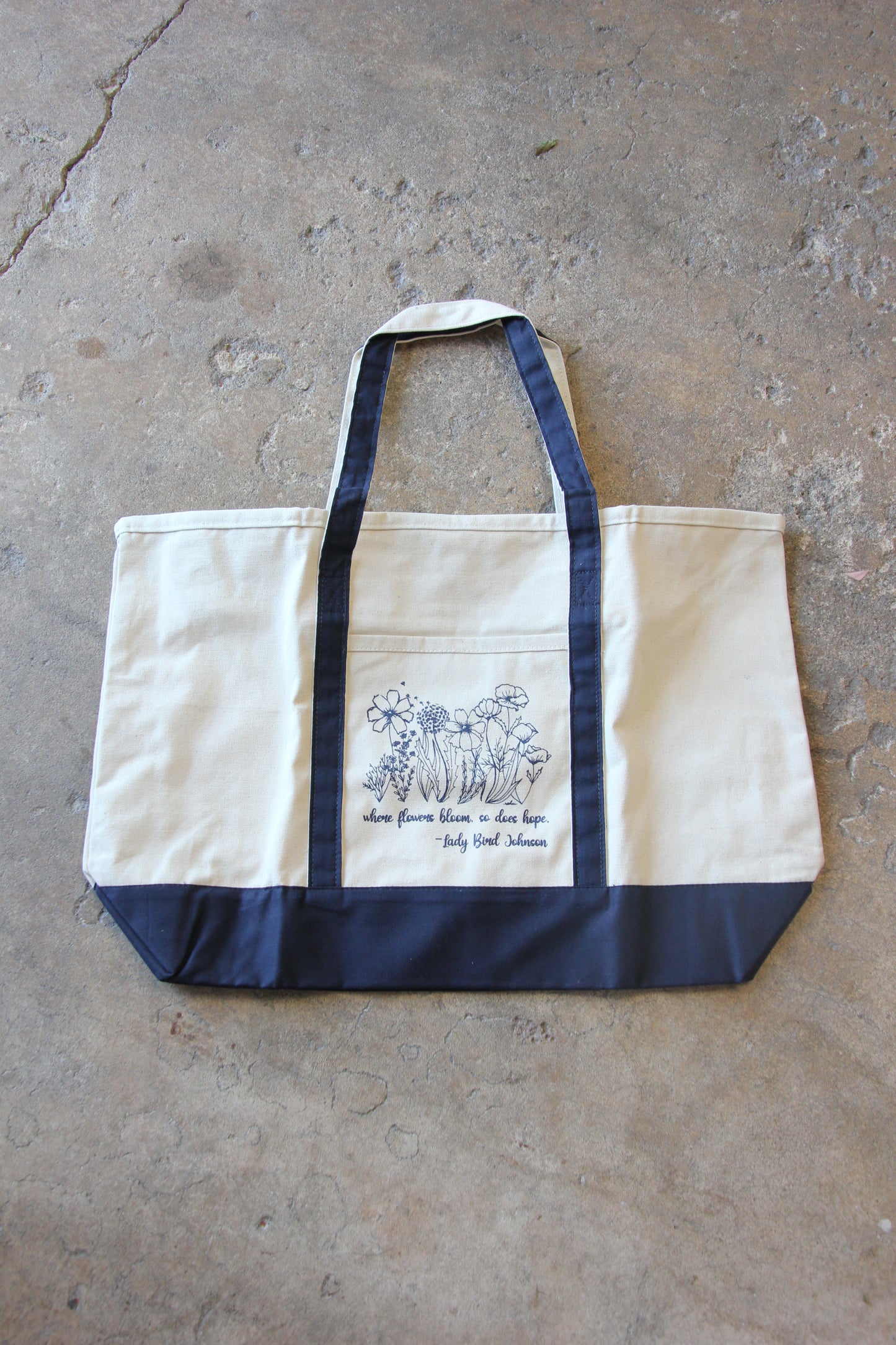 Lady Bird Boat Tote