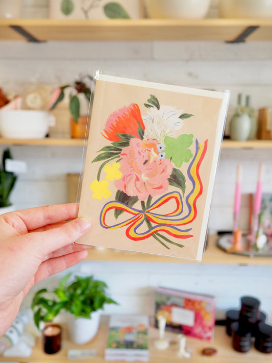 Rainbow Ribbon Card