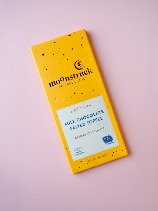 Moonstruck - Milk Chocolate Salted Toffee Bar