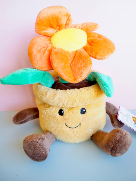 Warmie Orange Flower Pot