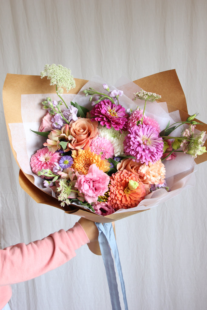 Large Flower Wrap Arrangement — Fleurs & Events